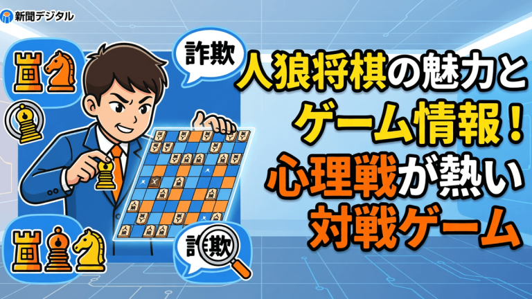 人狼将棋の魅力とゲーム情報｜心理戦が熱い対戦ゲーム