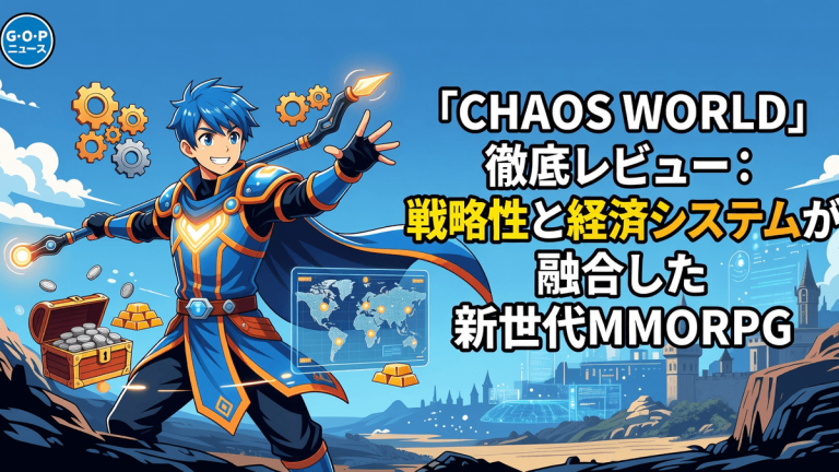 「CHAOS WORLD」徹底レビュー：戦略性と経済システムが融合した新世代MMORPG