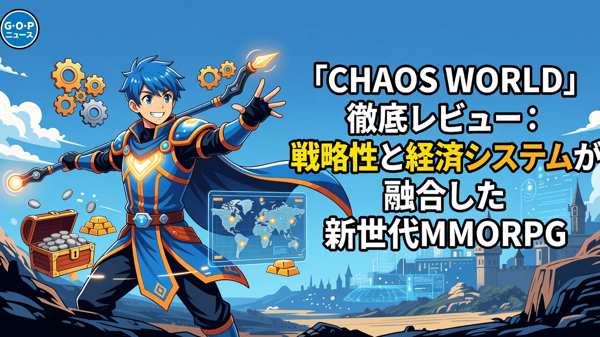 「CHAOS WORLD」徹底レビュー：戦略性と経済システムが融合した新世代MMORPG