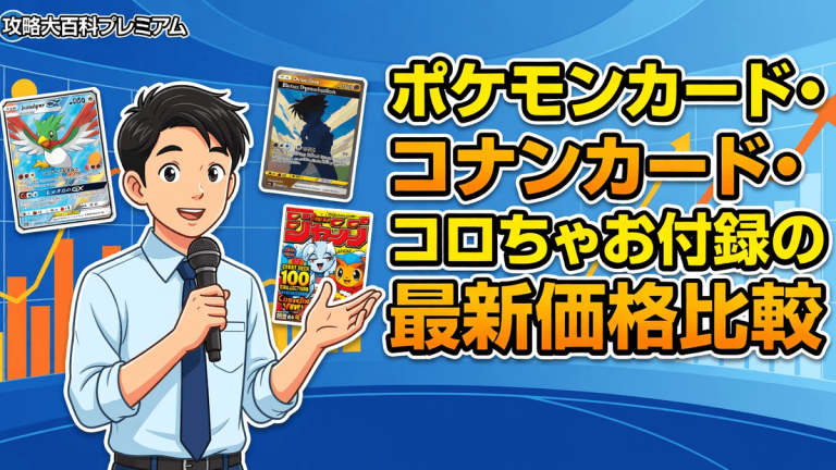 ポケモンカード・コナンカード・コロちゃお付録の最新価格比較