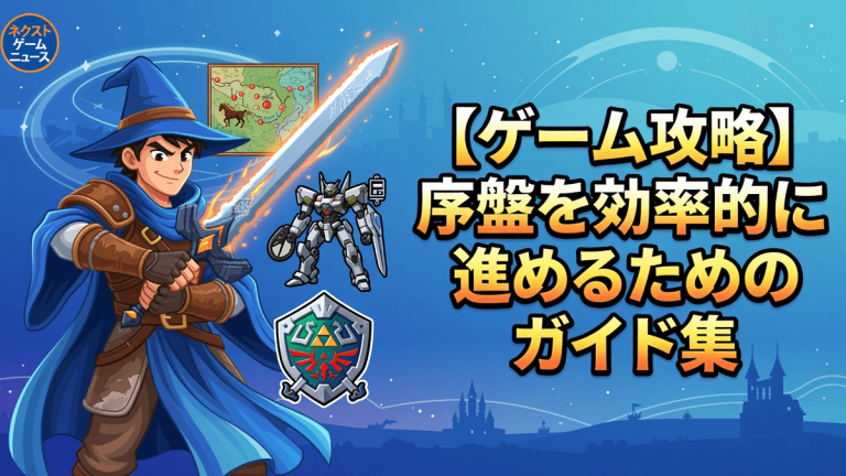 【ゲーム攻略】序盤を効率的に進めるためのガイド集