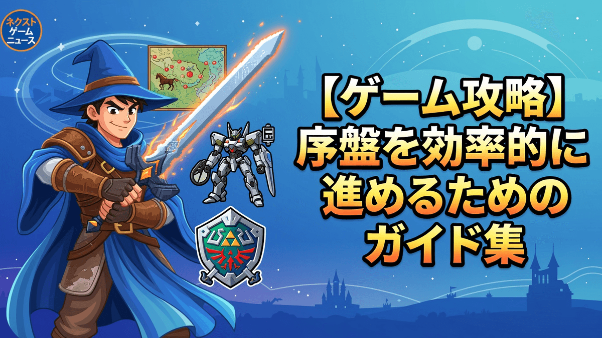 【ゲーム攻略】序盤を効率的に進めるためのガイド集