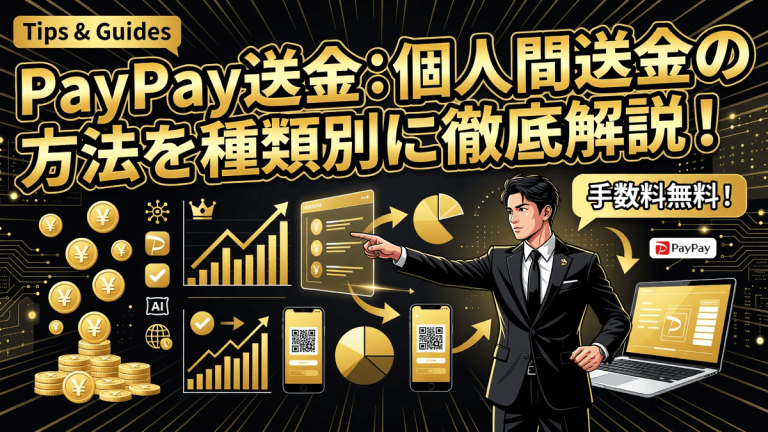 PayPay送金：個人間送金の方法を種類別に徹底解説！