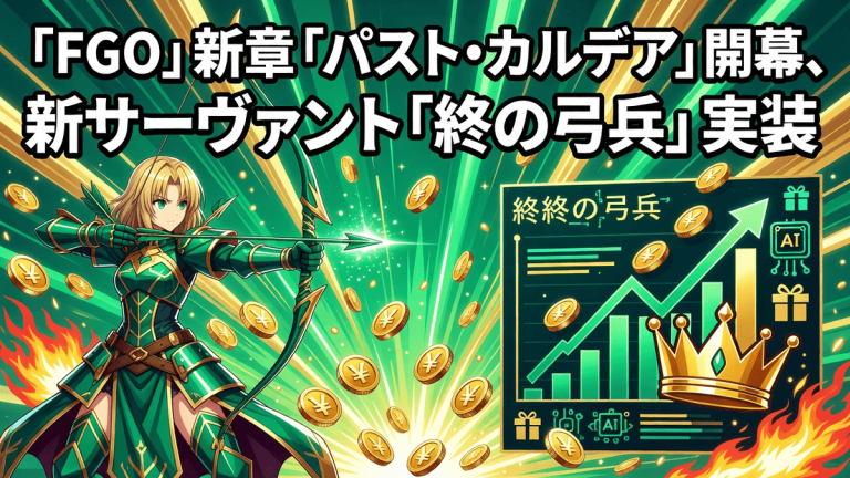 「FGO」新章「パスト・カルデア」開幕、新サーヴァント「終の弓兵」実装