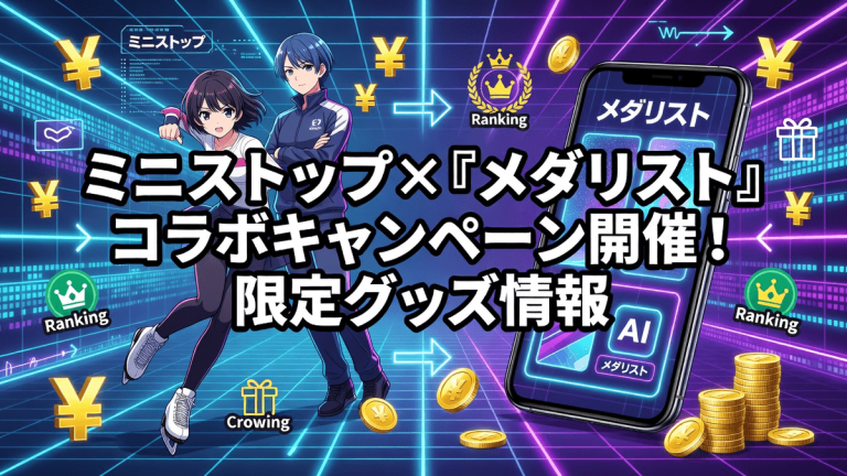 ミニストップ×『メダリスト』コラボキャンペーン開催！限定グッズ情報