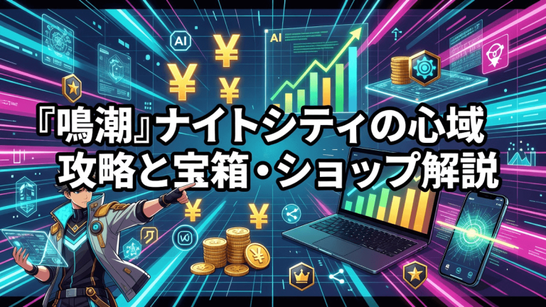 【鳴潮】ナイトシティの心域攻略と宝箱・ショップ解説