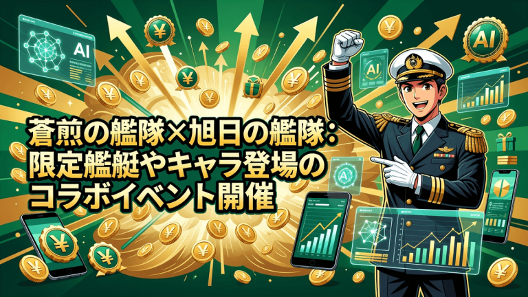 蒼焔の艦隊×旭日の艦隊：限定艦艇やキャラ登場のコラボイベント開催