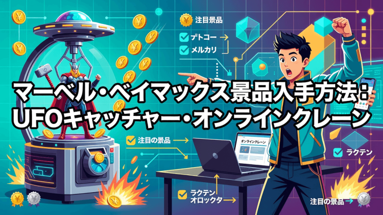 マーベル・ベイマックス景品入手方法：UFOキャッチャー・オンラインクレーン