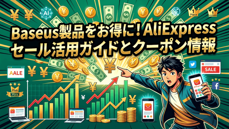 Baseus製品をお得に！AliExpressセール活用ガイドとクーポン情報