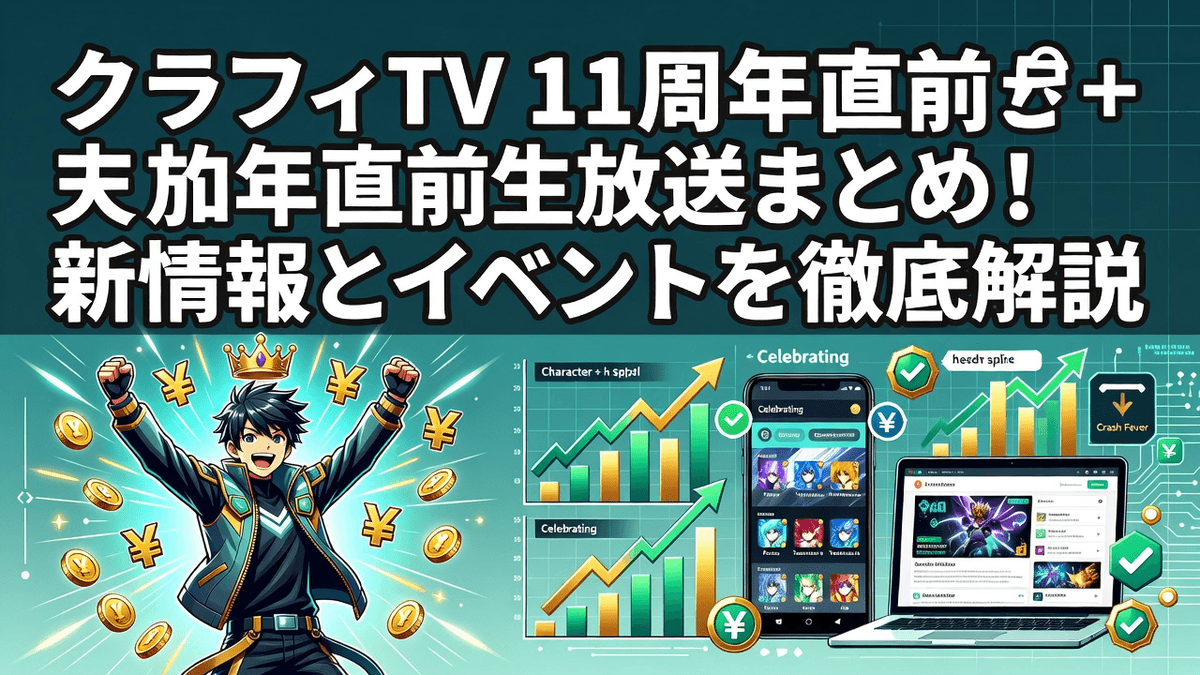 クラフィTV 11周年直前生放送まとめ！新情報とイベントを徹底解説