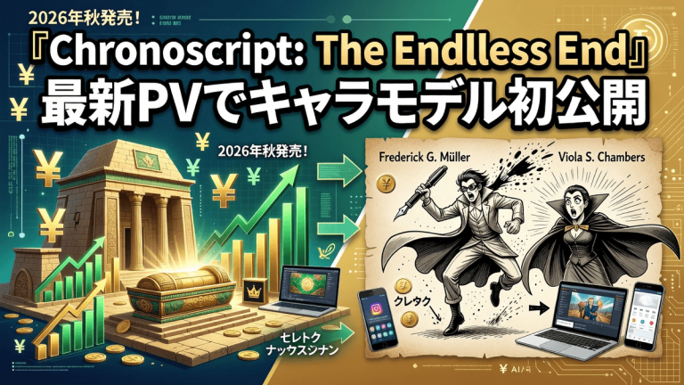 『Chronoscript: The Endless End』2026年秋発売！最新PVでキャラモデル初公開