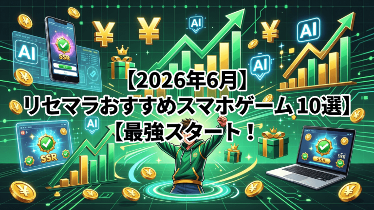 【2026年6月】リセマラおすすめスマホゲーム10選｜最強スタート！