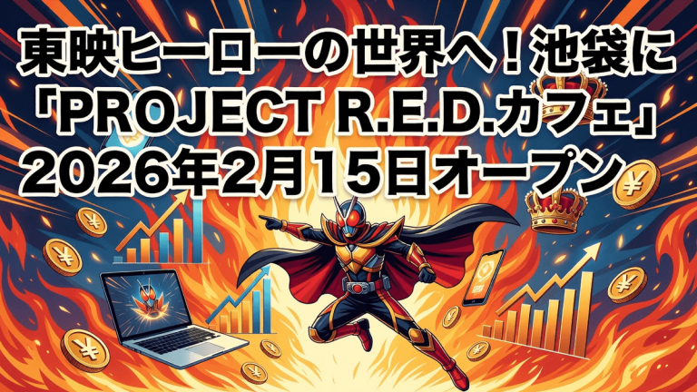 東映ヒーローの世界へ！池袋に「PROJECT R.E.D.カフェ」2026年2月15日オープン
