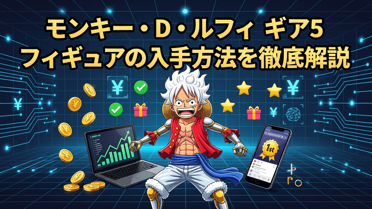 モンキー・D・ルフィ ギア5 フィギュアの入手方法を徹底解説