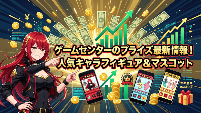 ゲームセンターのプライズ最新情報！人気キャラフィギュア＆マスコット