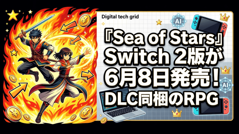 『Sea of Stars』Switch2版が6月8日発売！DLC同梱のRPG