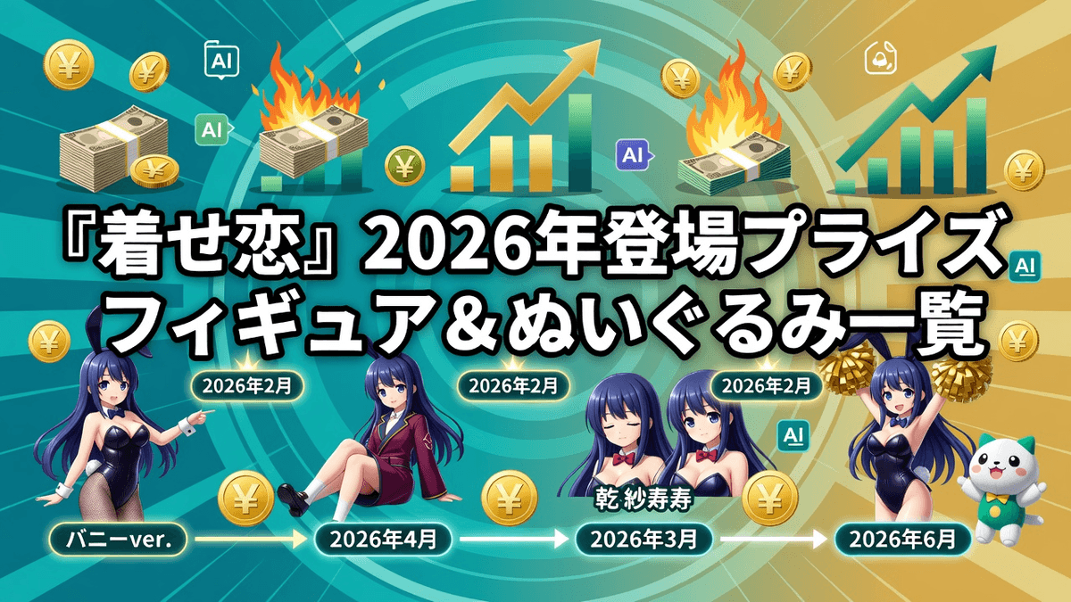 『着せ恋』2026年登場プライズフィギュア＆ぬいぐるみ一覧
