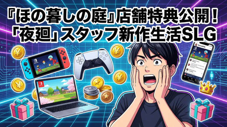 『ほの暮しの庭』店舗特典公開！「夜廻」スタッフ新作生活SLG