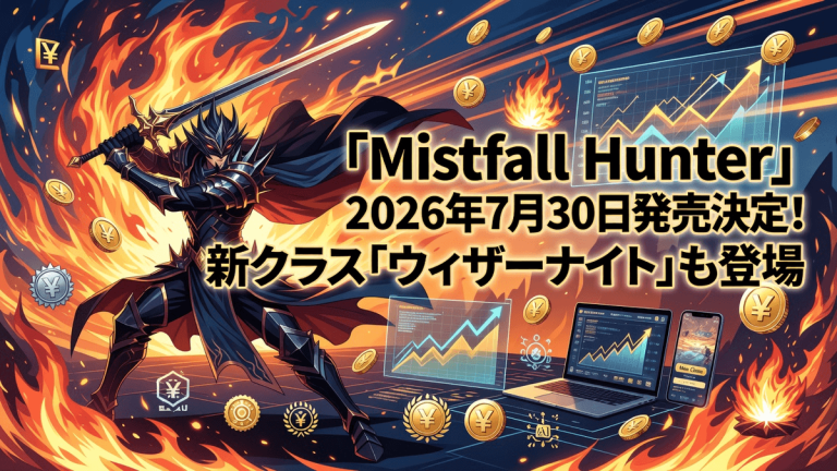 「Mistfall Hunter」2026年7月30日発売決定！新クラス「ウィザーナイト」も登場