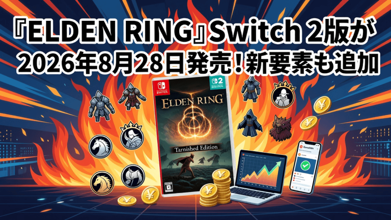 『ELDEN RING』Switch 2版が2026年8月28日発売！新要素も追加
