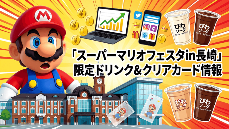 「スーパーマリオフェスタin長崎」限定ドリンク＆クリアカード情報