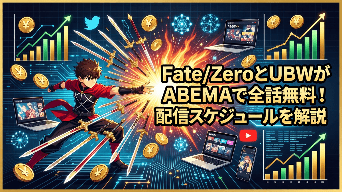 Fate/ZeroとUBWがABEMAで全話無料！配信スケジュールを解説