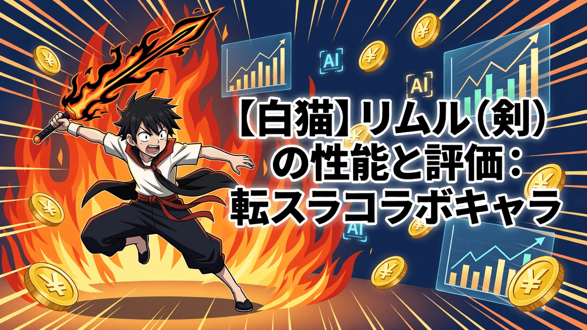【白猫】リムル（剣）の性能と評価：転スラコラボキャラ