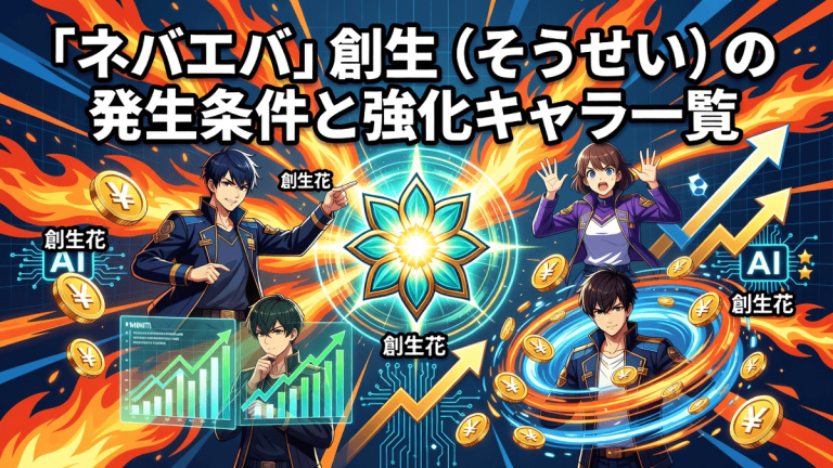 【ネバエバ】創生（そうせい）の発生条件と強化キャラ一覧