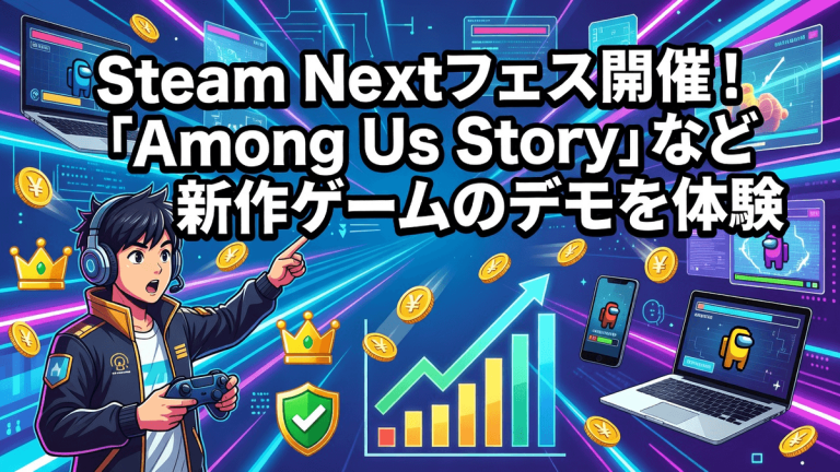 Steam Nextフェス開催！「Among Us Story」など新作ゲームのデモを体験