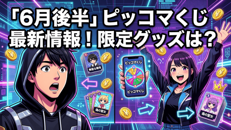 【6月後半】ピッコマくじ最新情報！限定グッズは？