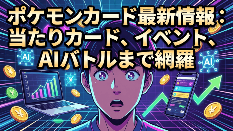 ポケモンカード最新情報：当たりカード、イベント、AIバトルまで網羅
