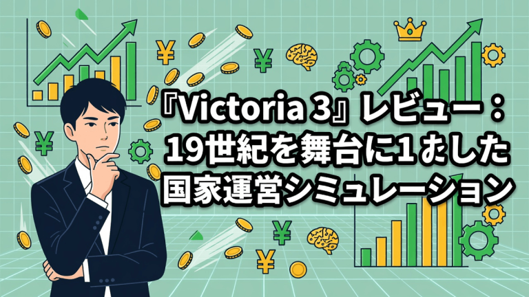 『Victoria 3』レビュー：19世紀を舞台にした国家運営シミュレーション