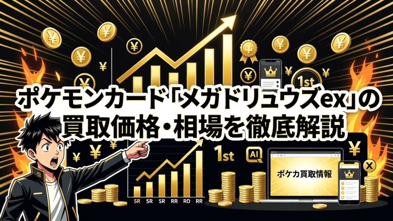 ポケモンカード「メガドリュウズex」の買取価格・相場を徹底解説