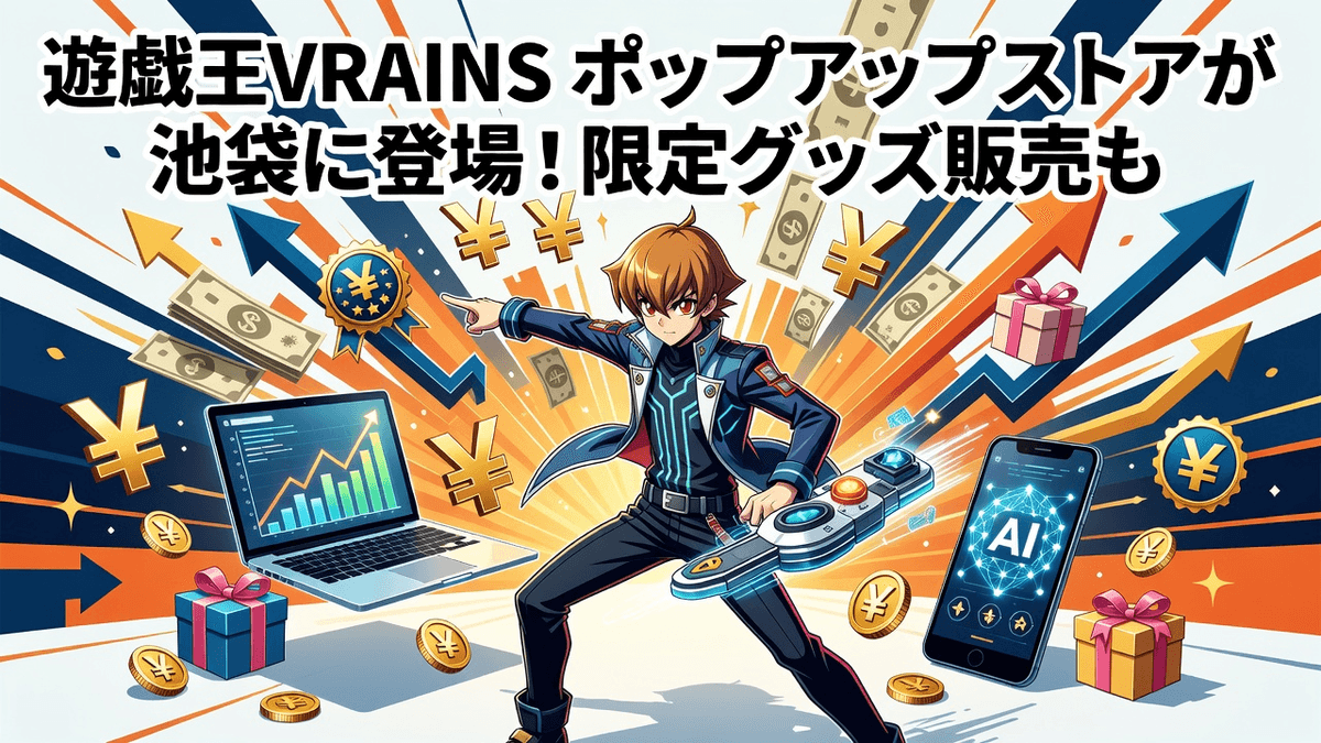 遊戯王VRAINS ポップアップストアが池袋に登場！限定グッズ販売も