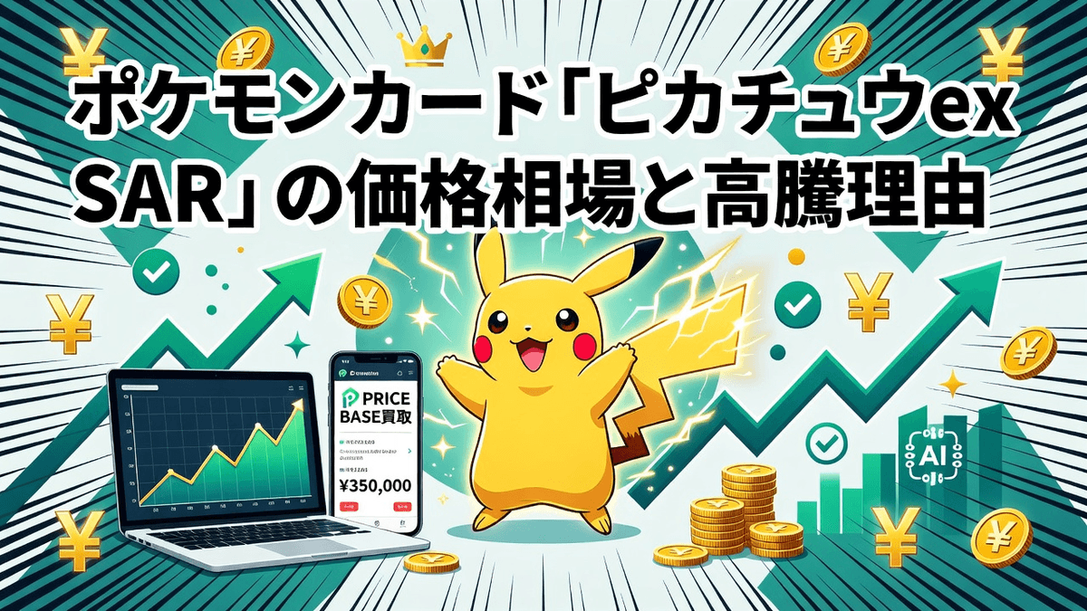 ポケモンカード「ピカチュウex SAR」の価格相場と高騰理由