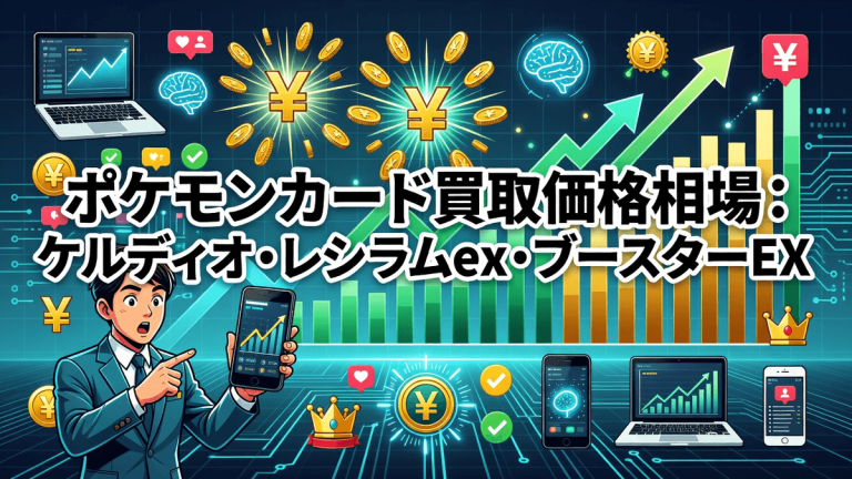 ポケモンカード買取価格相場：ケルディオ・レシラムex・ブースターEX