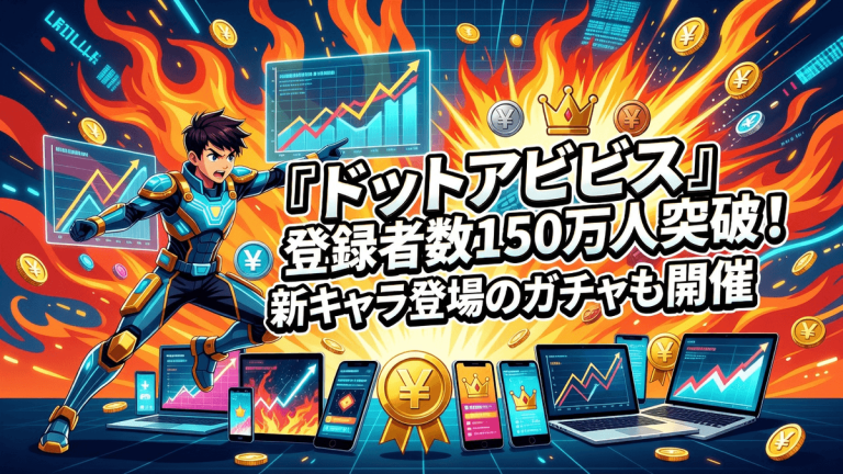 『ドットアビス』登録者数150万人突破！新キャラ登場のガチャも開催
