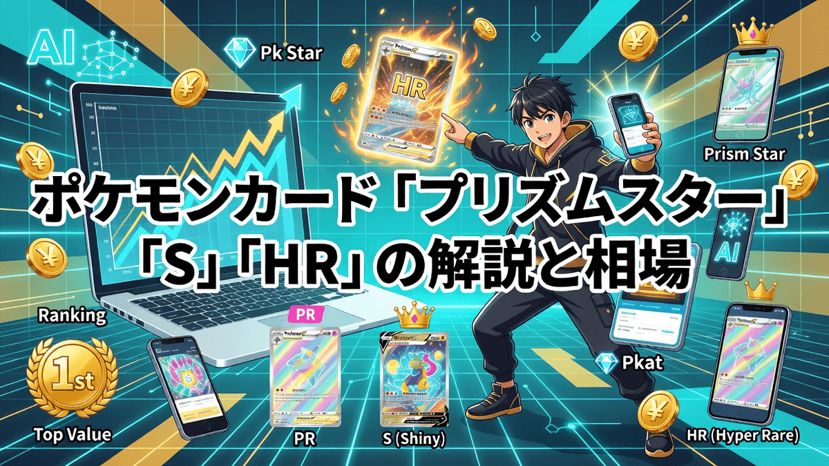 ポケモンカード「プリズムスター」「S」「HR」の解説と相場