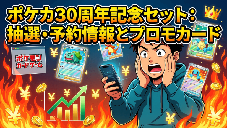 ポケカ30周年記念セット：抽選・予約情報とプロモカード