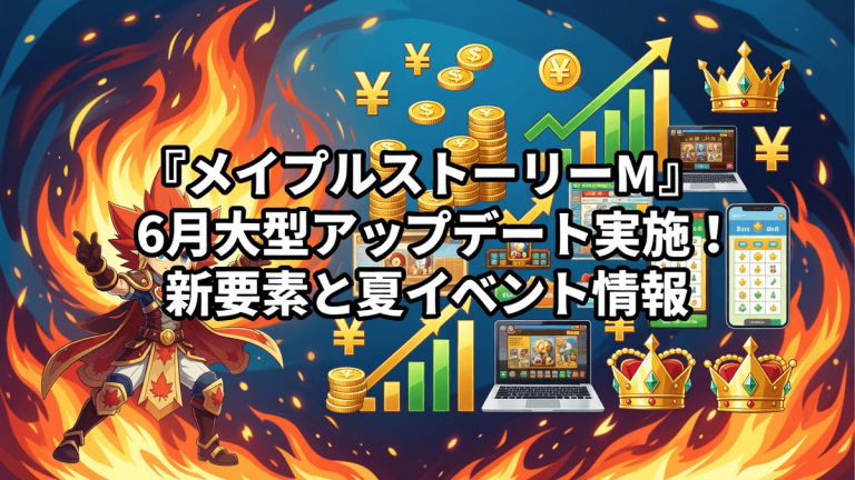 『メイプルストーリーM』6月大型アップデート実施！新要素と夏イベント情報