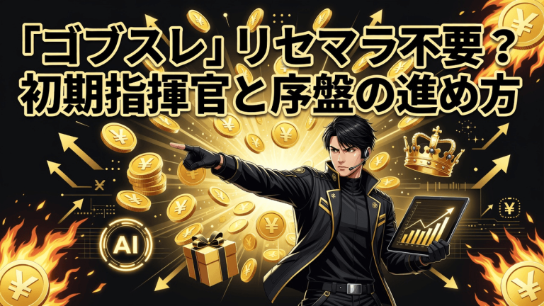 【ゴブスレ】リセマラ不要？初期指揮官と序盤の進め方