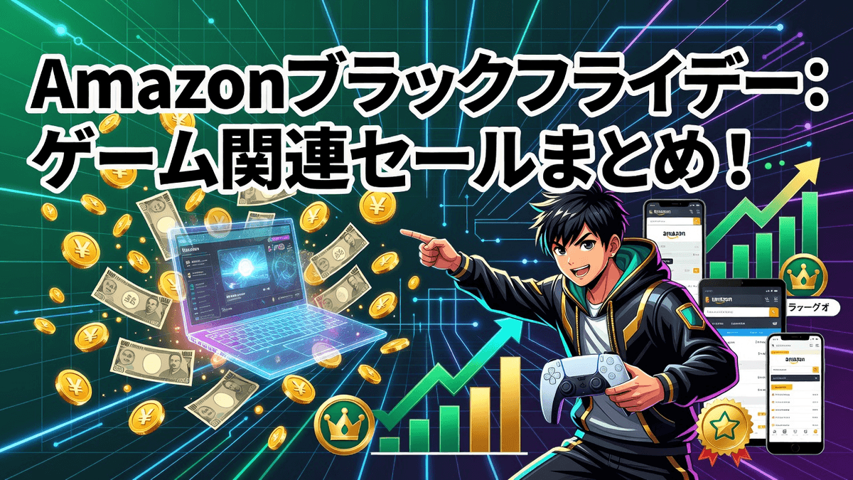 Amazonブラックフライデー：ゲーム関連セールまとめ！
