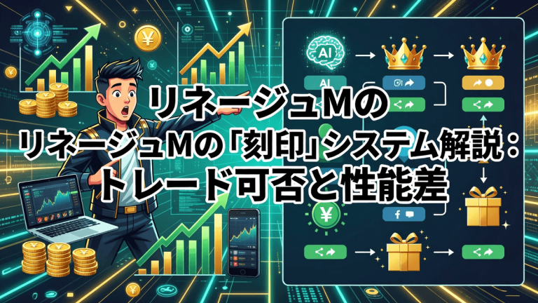 リネージュMの「刻印」システム解説：トレード可否と性能差
