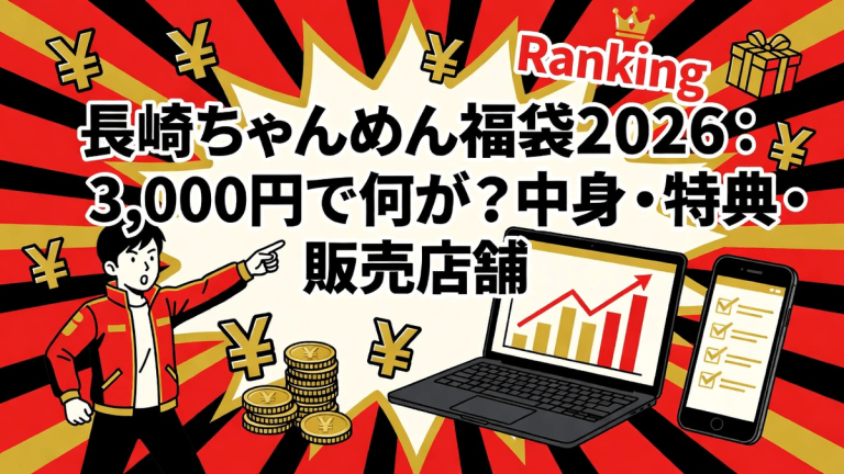 長崎ちゃんめん福袋2026：3,000円で何が？中身・特典・販売店舗