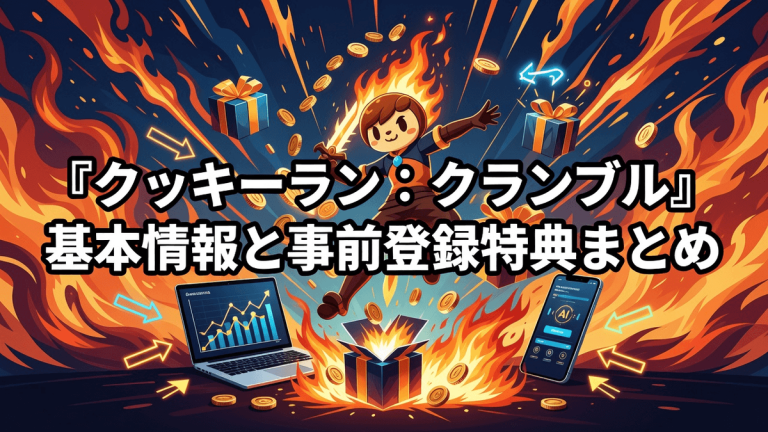『クッキーラン：クランブル』基本情報と事前登録特典まとめ