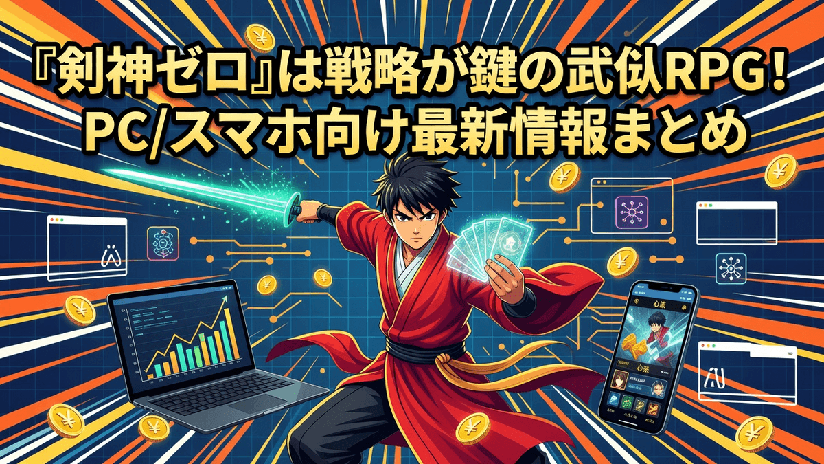 『剣神ゼロ』は戦略が鍵の武侠RPG！PC/スマホ向け最新情報まとめ