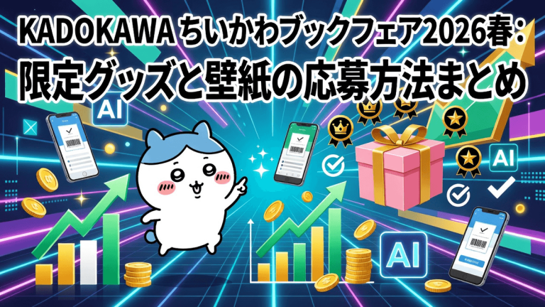 ちいかわブックフェア2026春：限定グッズと壁紙の応募方法まとめ
