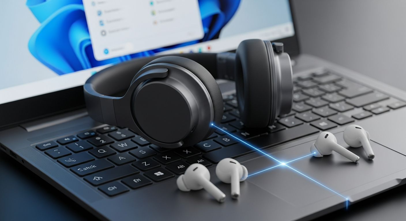 Windows 11 Adds Bluetooth Audio Sharing for Simultaneous Headset Use