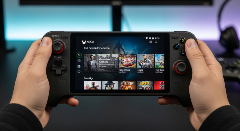 Xbox Full Screen Experience Expands to MSI Claw Handhelds