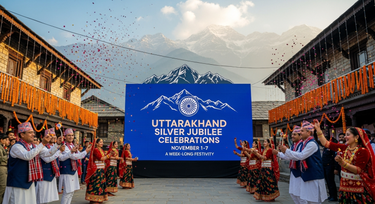 Uttarakhand Gears Up for Silver Jubilee Celebrations: A Week-Long Festivity